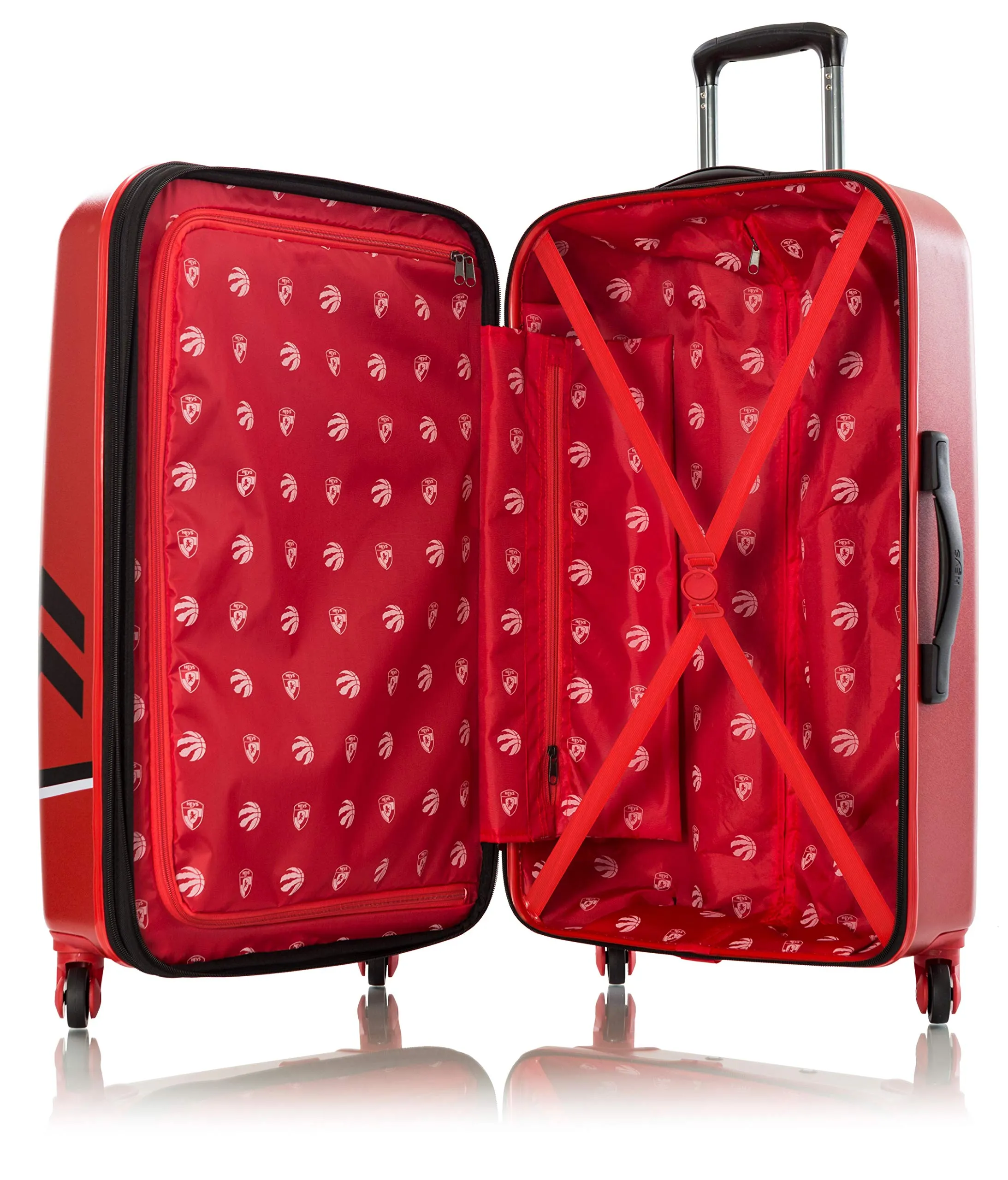 Heys America NBA Officially Licensed 2PC Set (21/26") 4-Wheel Luggage Sets