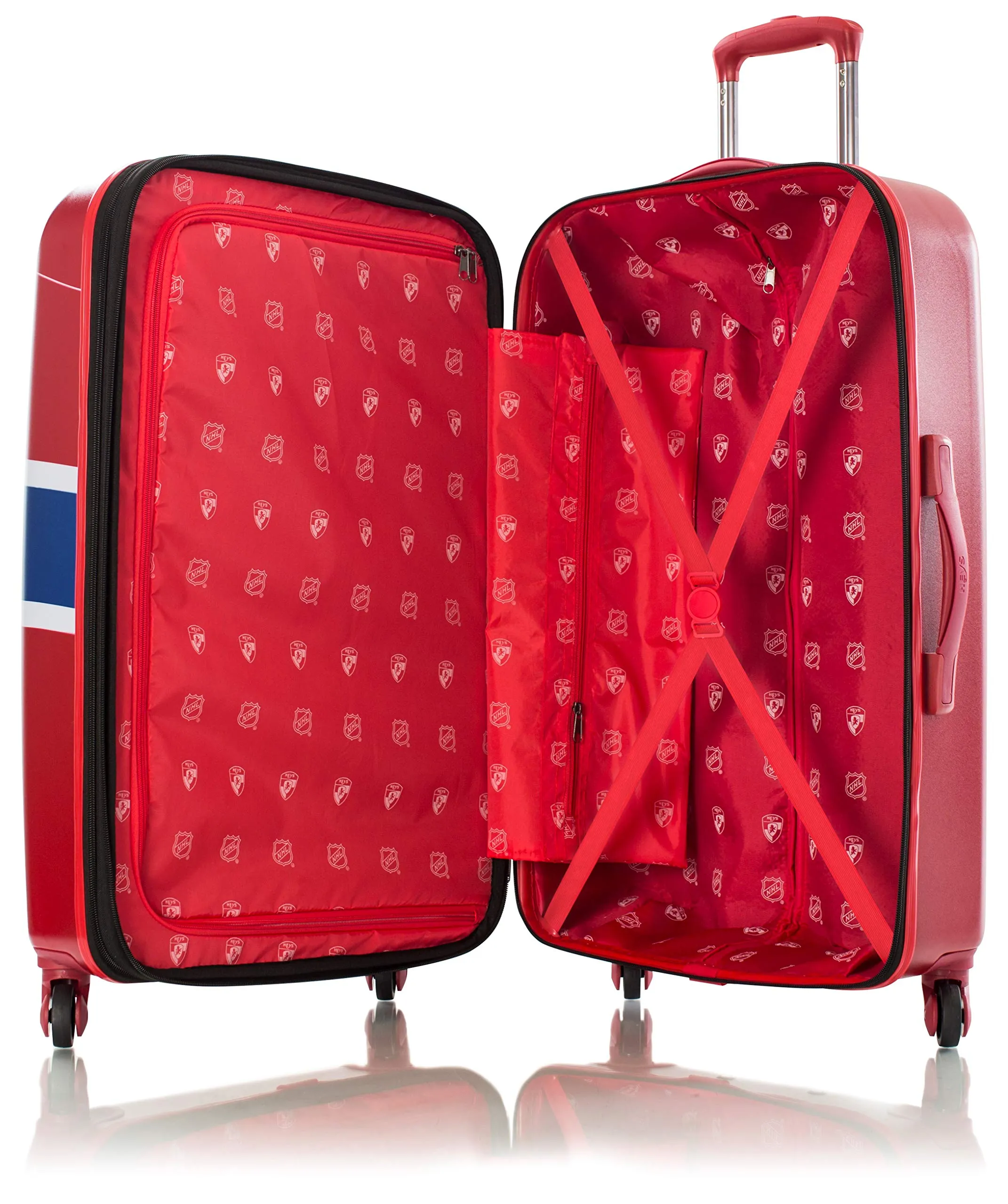 Heys America NHL Officially Licensed 2PC Set (21/26") 4-Wheel Luggage Sets
