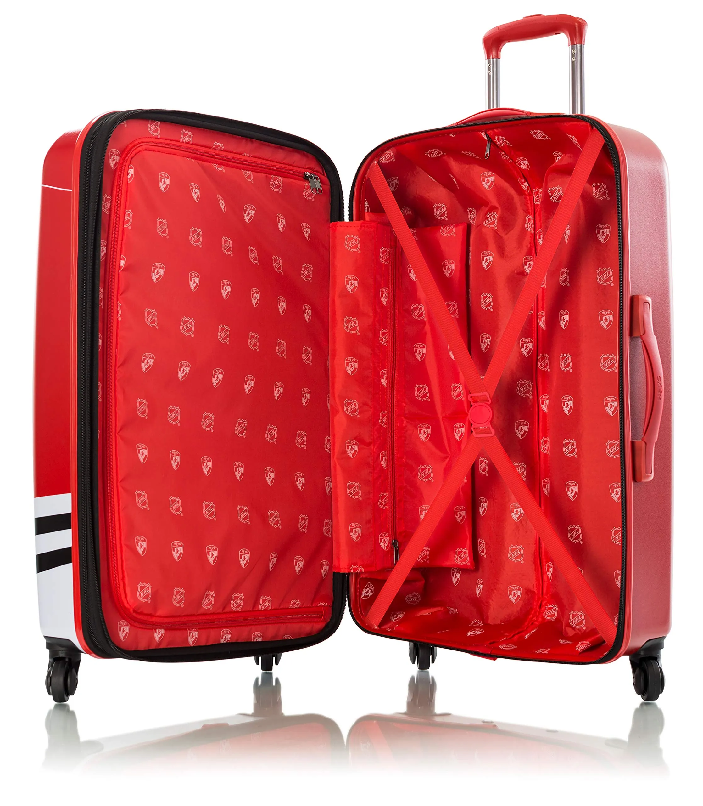 Heys America NHL Officially Licensed 2PC Set (21/26") 4-Wheel Luggage Sets