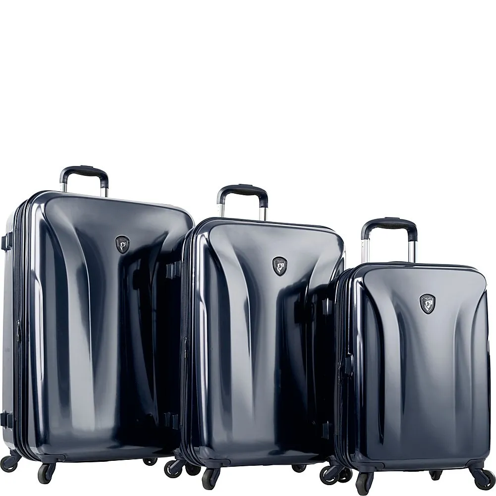 Heys America Solara Deep Space 3 Piece Set (20"/24"/28") 4-Wheel Luggage Sets
