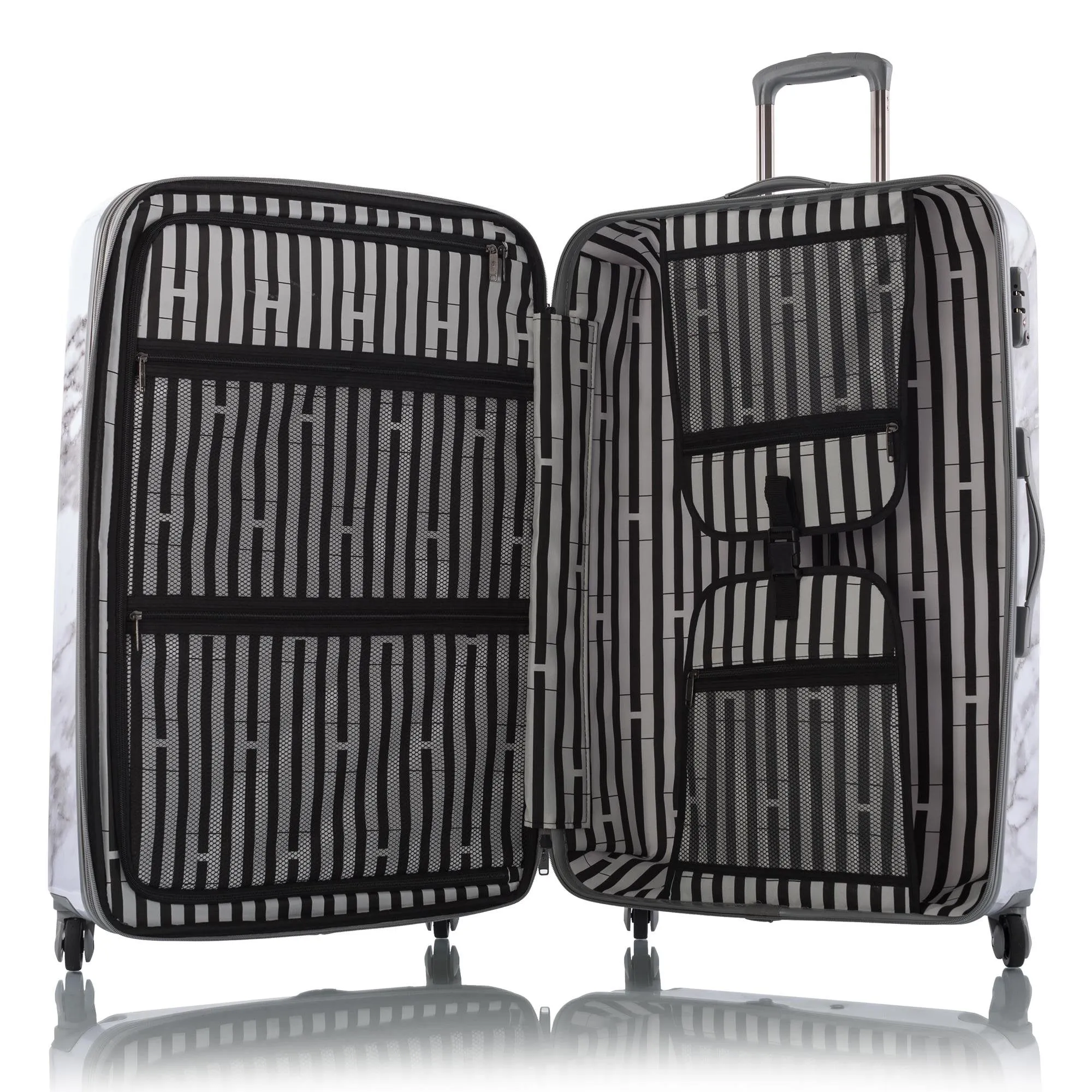 Heys America Unisex Carrara Marble Hardside Luggage