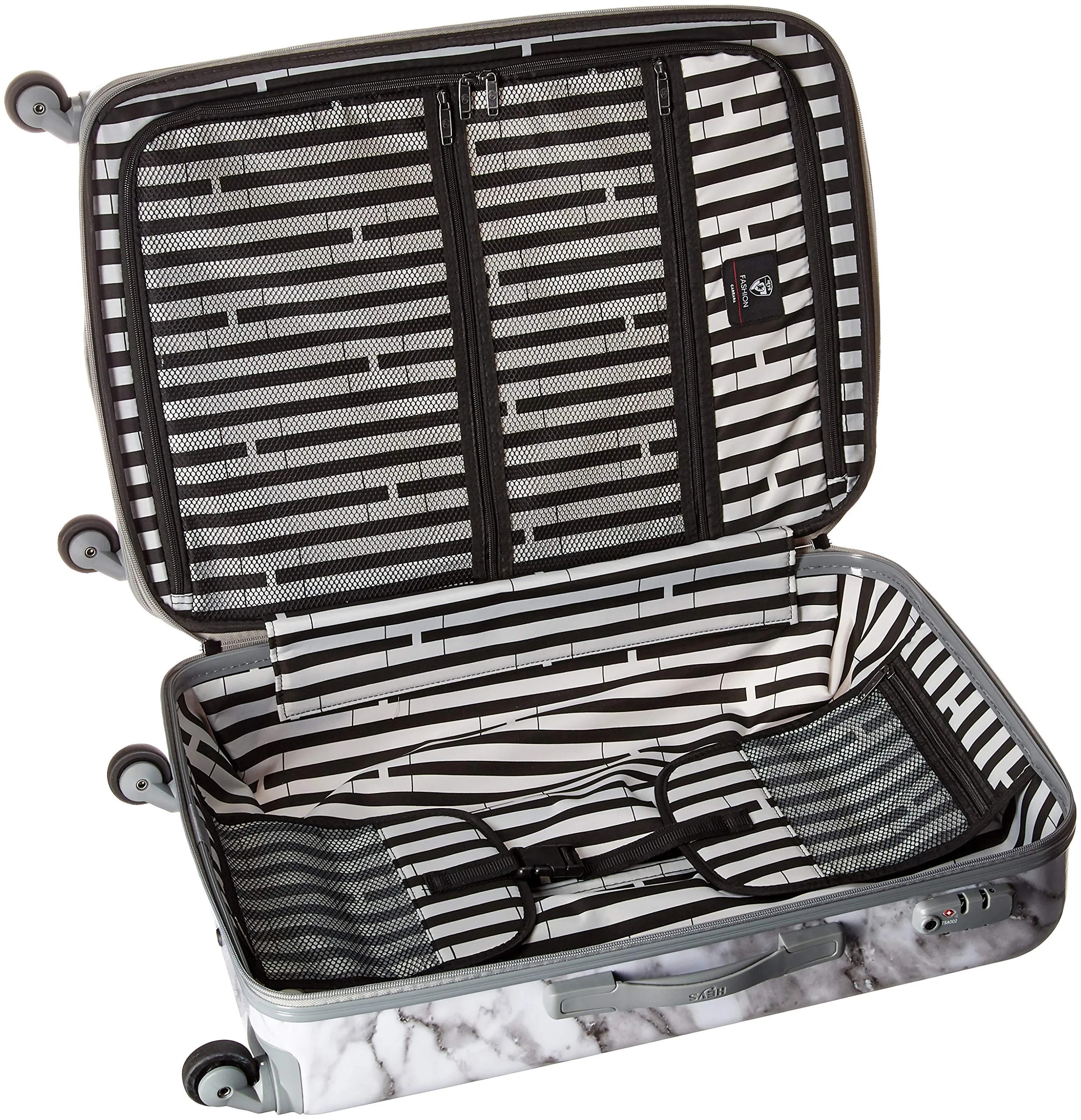 Heys America Unisex Carrara Marble Hardside Luggage