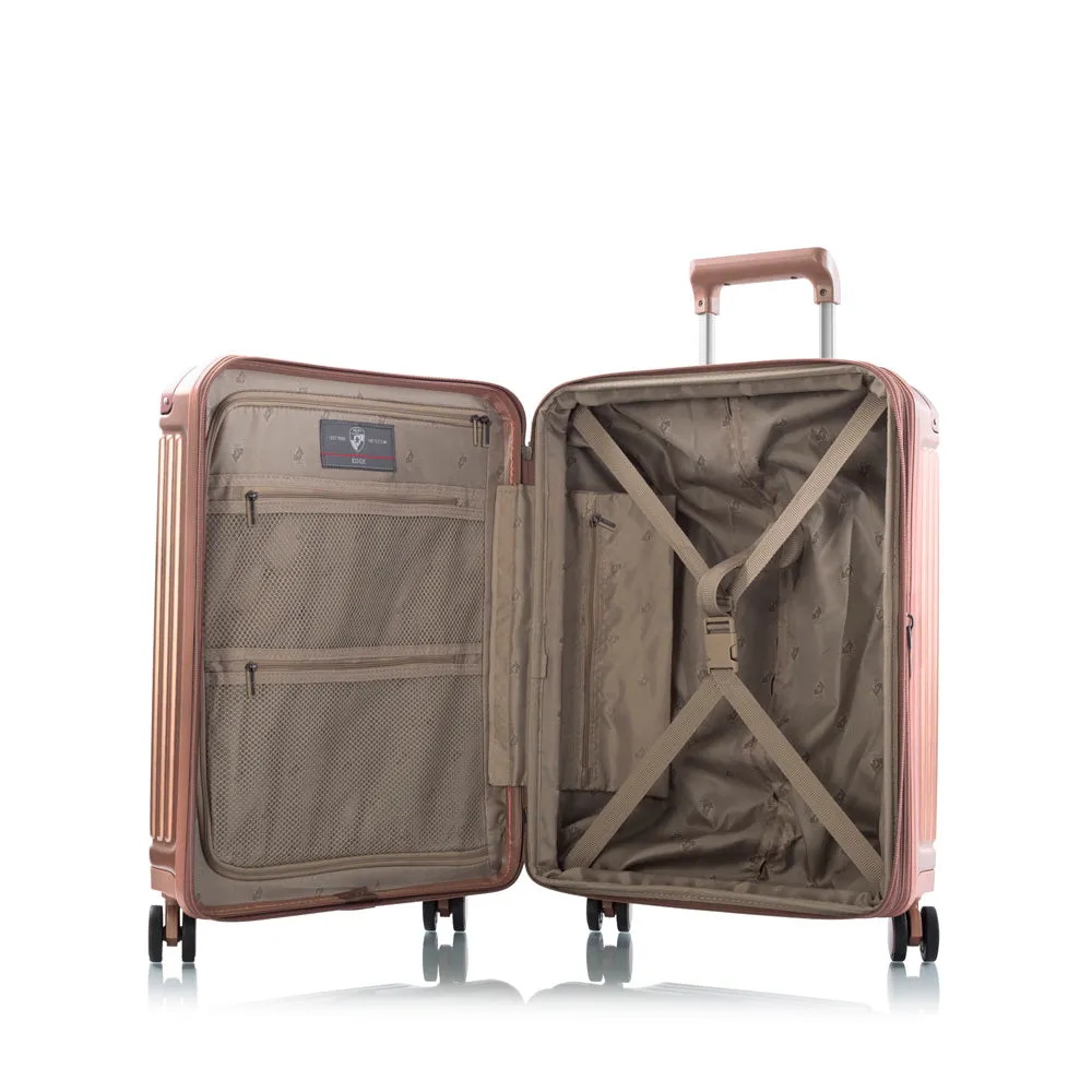 Heys Edge Polycarbonate Expandable Spinner 3 piece  Luggage set with TSA lock