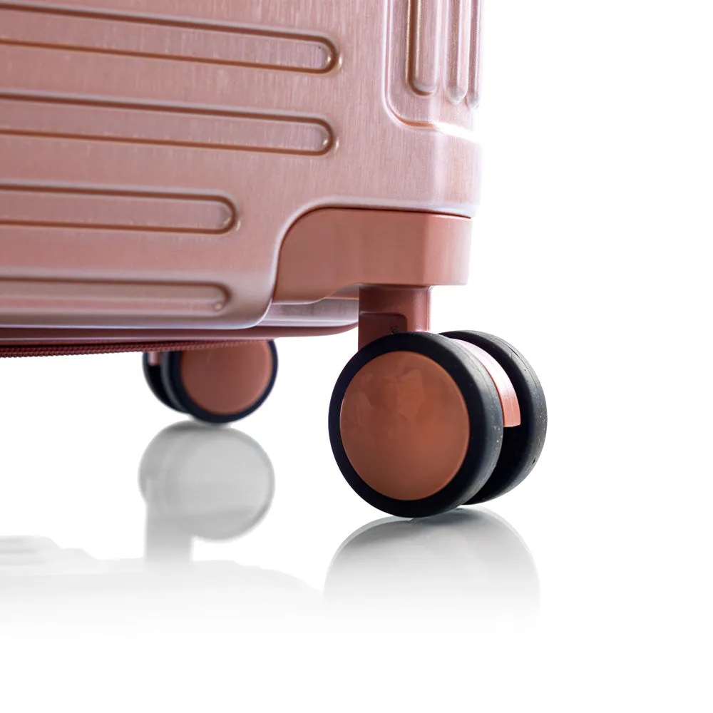 Heys Edge Polycarbonate Expandable Spinner 3 piece  Luggage set with TSA lock