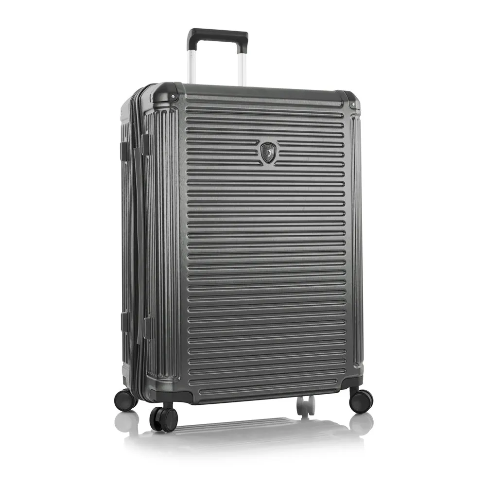 Heys Edge Polycarbonate Expandable Spinner 3 piece  Luggage set with TSA lock