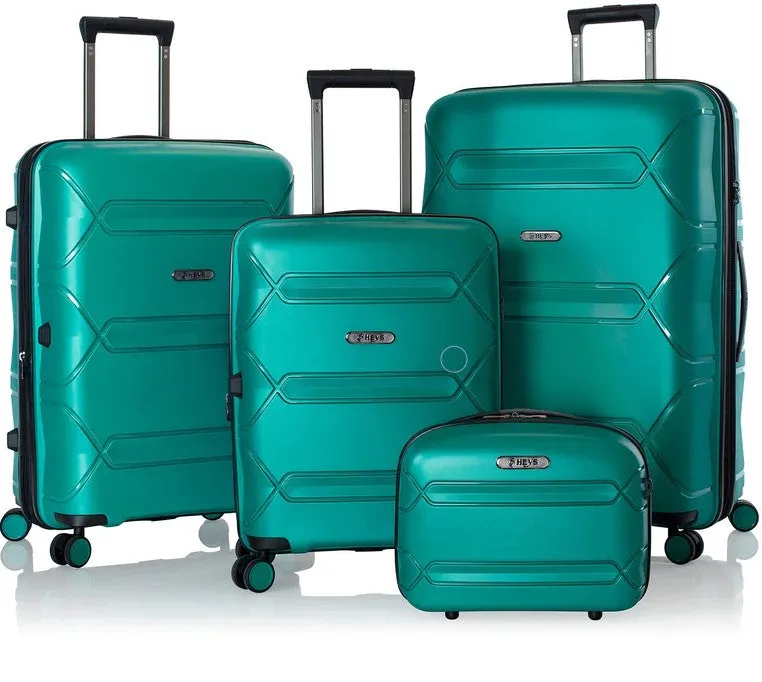 Heys Milos Durable and lightweight Expandable Luggage Set with Beauty Case