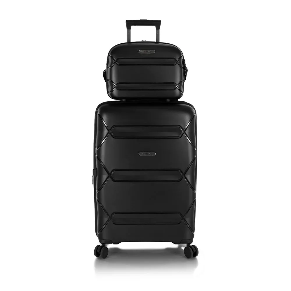 Heys Milos Durable and lightweight Expandable Luggage Set with Beauty Case