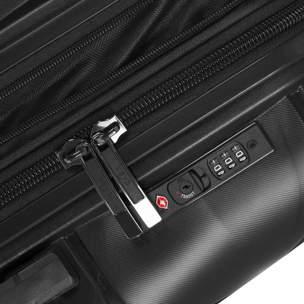Heys Milos Durable and lightweight Expandable Luggage Set with Beauty Case