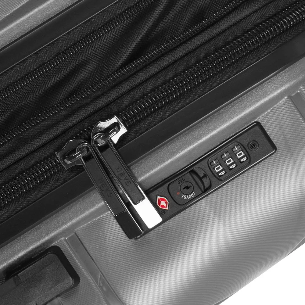 Heys Milos Durable and lightweight Expandable Luggage Set with Beauty Case