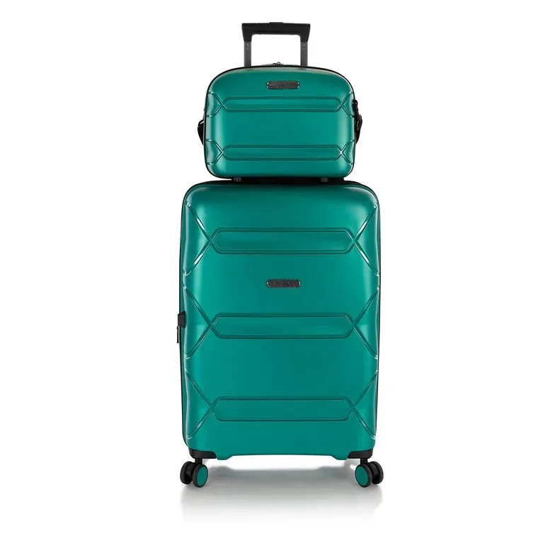 Heys Milos Durable and lightweight Expandable Luggage Set with Beauty Case