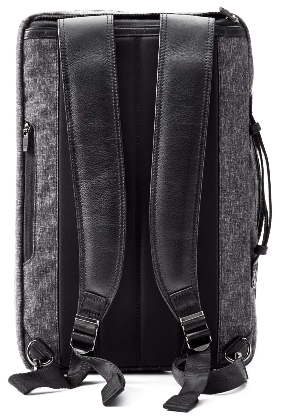 Hook and Albert Melange Fabric 3-Way Carryall, Grey
