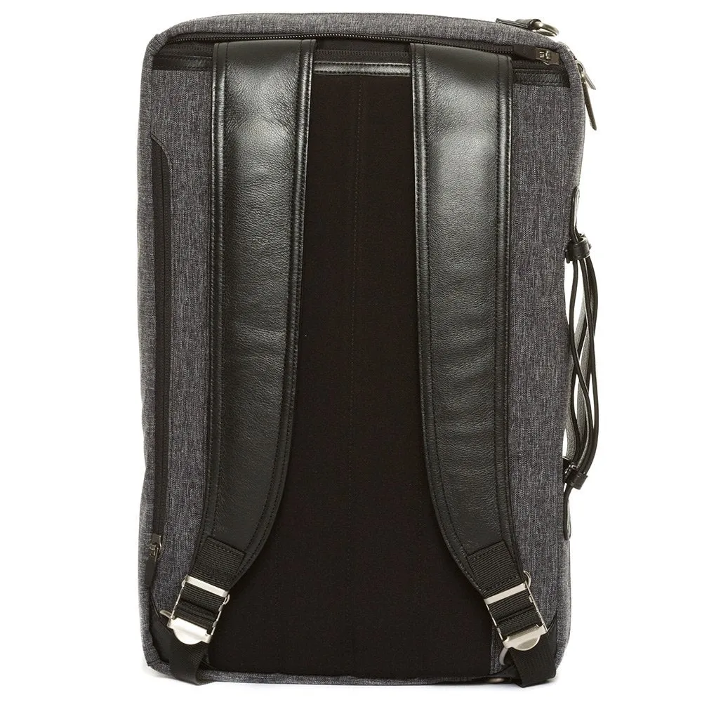Hook and Albert Melange Fabric 3-Way Carryall, Grey