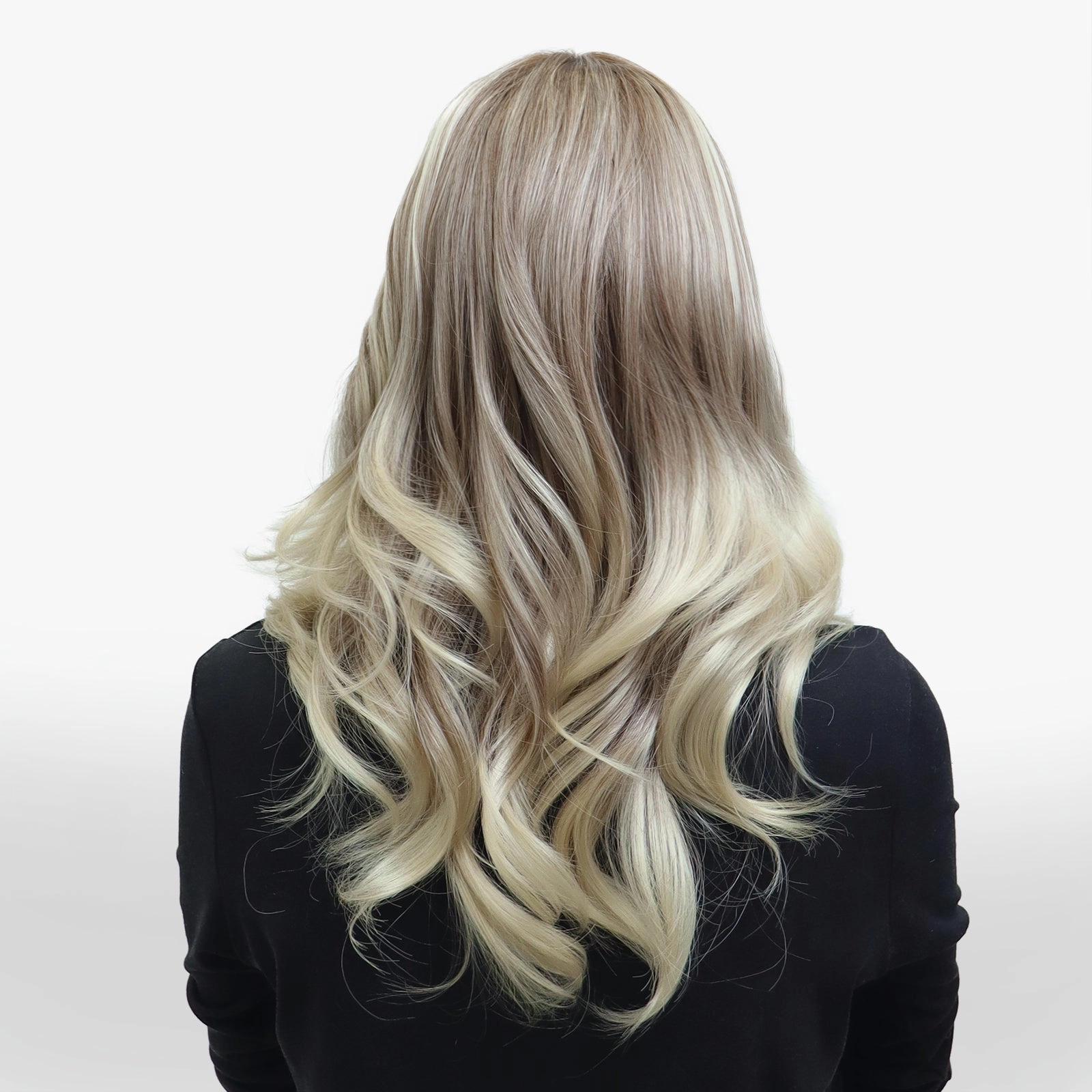 IMstyle Camelia New glueless T Part Synthetic lace wig Blonde with soft rooting shoulder Lenth-TK129-2465