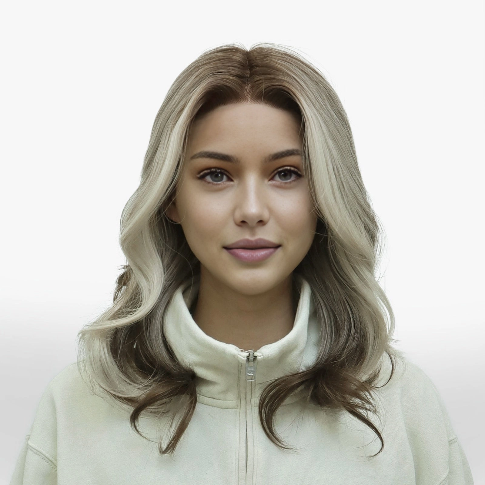 IMstyle Delilah T part brown & blonde highlight 15inches lace front wigs TK129-2946
