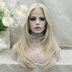imstyle-Robin-Ombre blonde color with layer cutting T-part lace front 24 inches