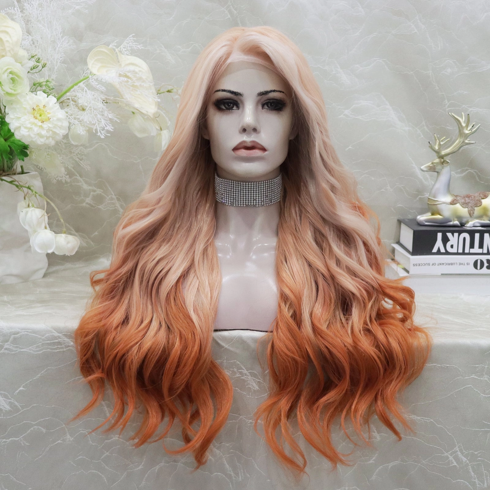 IMstyle Suzy party wig 13*2 lace front wigs green&blue&pink&red&orange