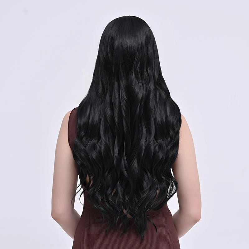 Imstylewigs-Diana-30 inches Black body wavy  lace wigs