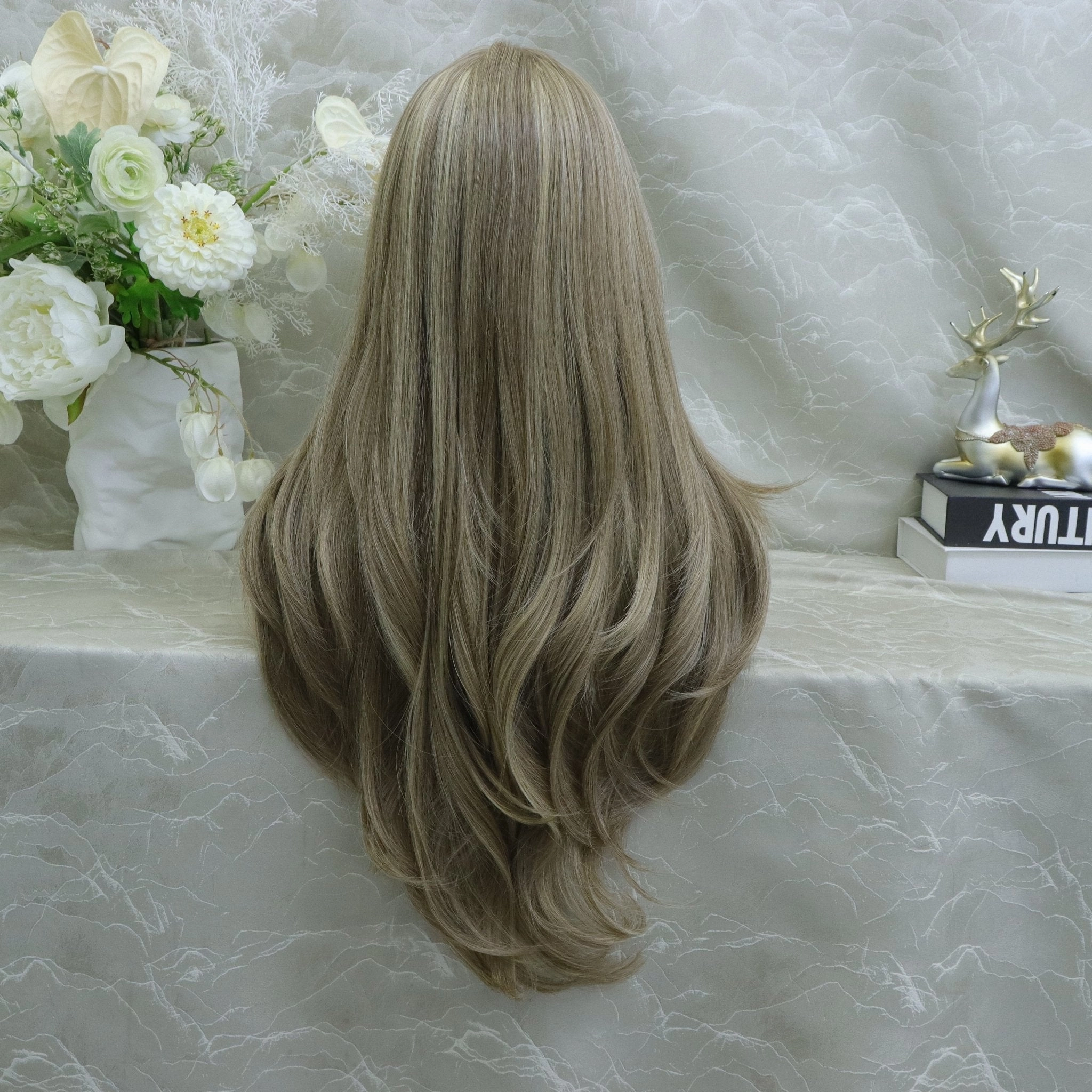 Imstylewigs Leah Mocha Light Brown T Part Glueless Layer Styles Rootless 28inches Lace Front Wigs