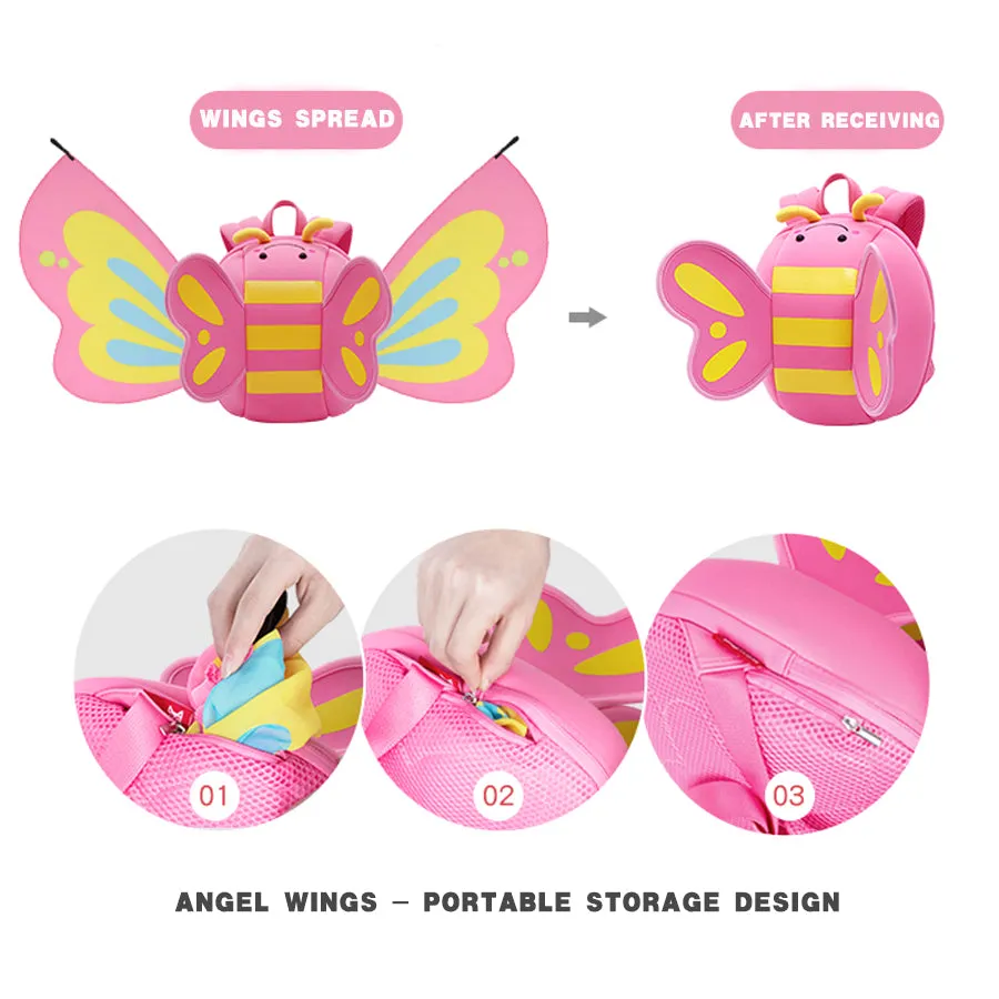 Invisible Butterfly Wings 3D Bionic Cute Backpack