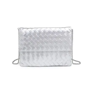 Ivy Clutch In Silver