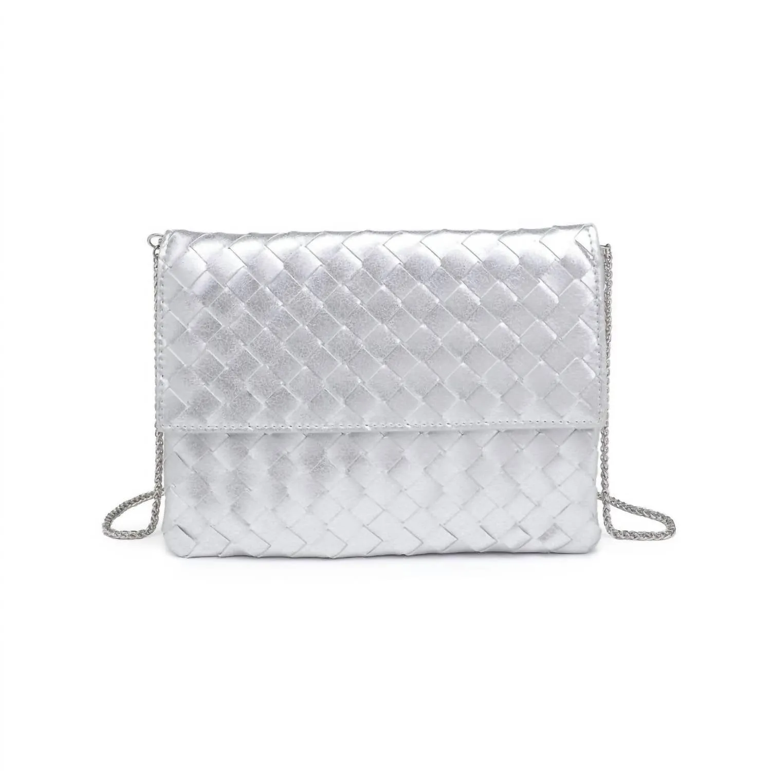 Ivy Clutch In Silver