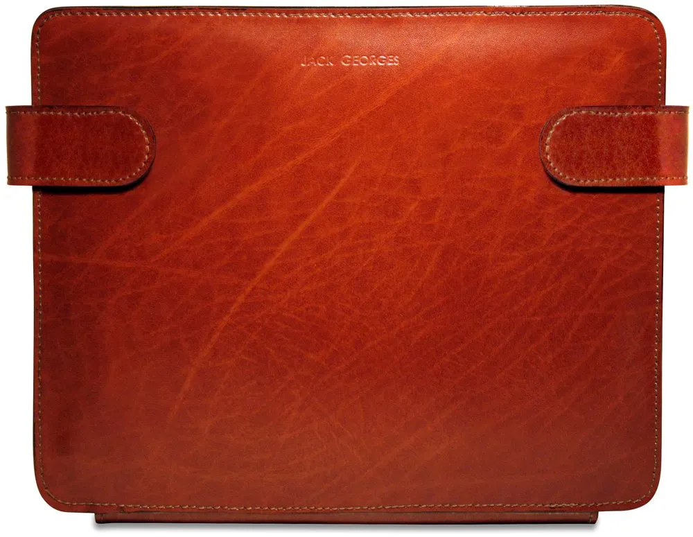Jack Georges Elements Collection Ipad Cover Snap Closure Leather Case