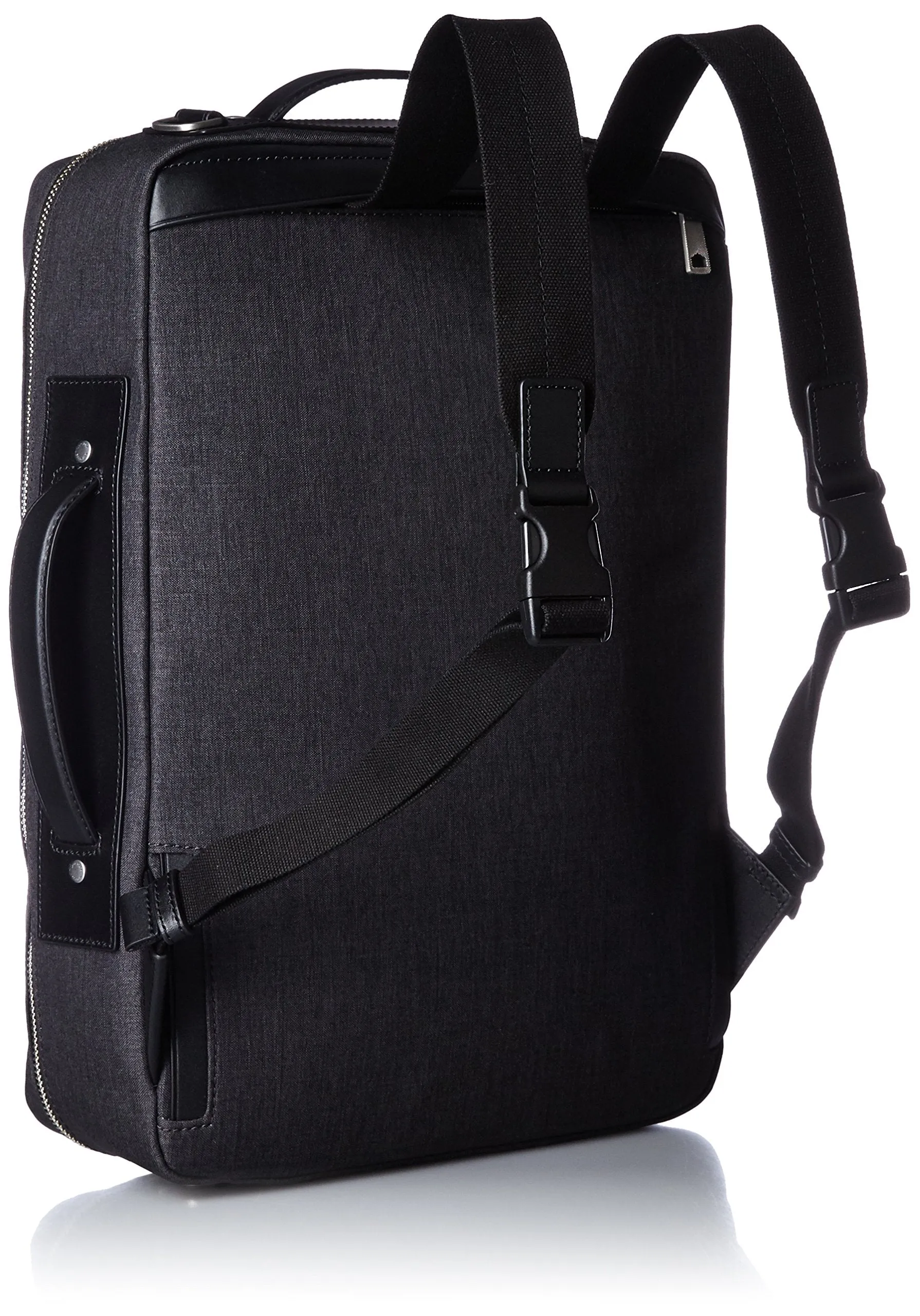 Jack Spade Men's Tech Oxford Convertible Briefpack Charcoal