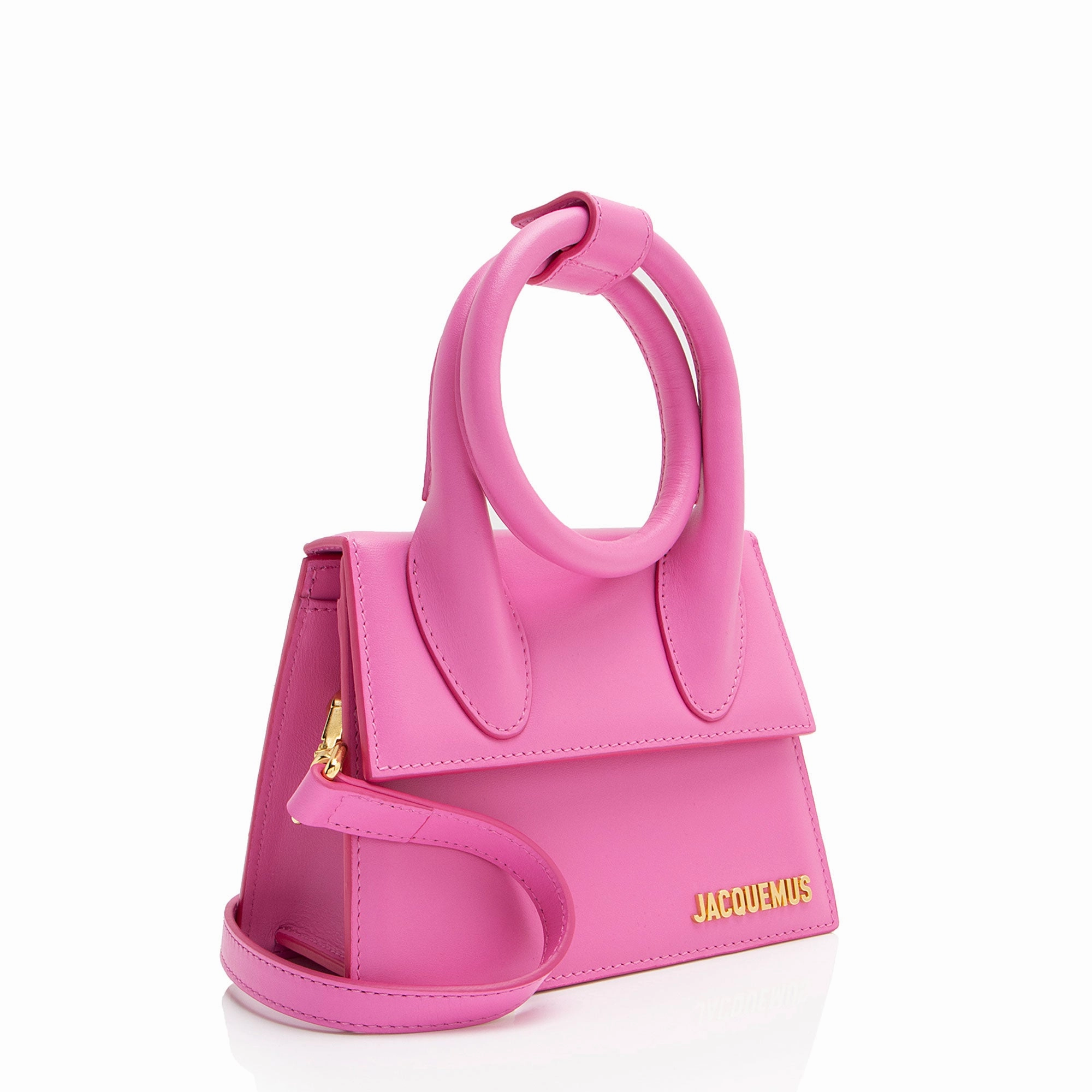 Jacquemus Leather Le Chiquito Noeud Bag