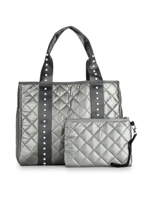 Jaime Avenue Tote Bag In Iron