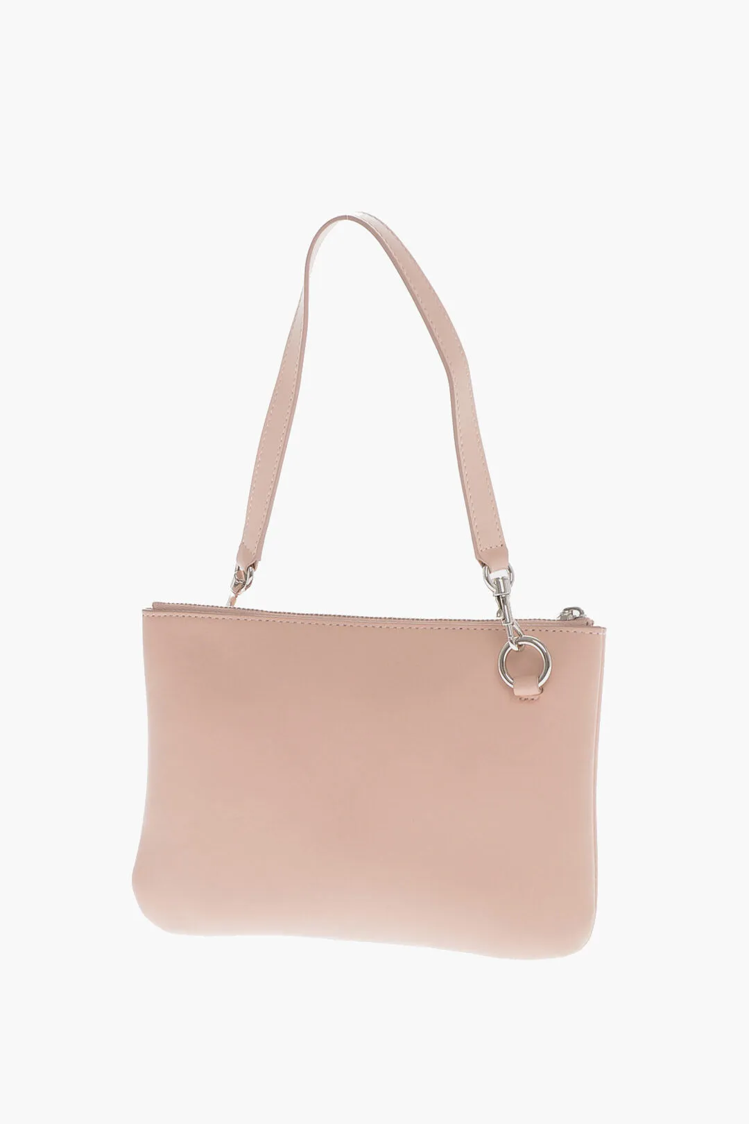 Jil Sander Leather Clutch With Removable Strap