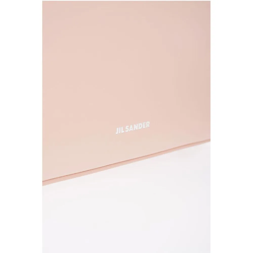 Jil Sander Leather Shopping Bag with Adjustable Handles