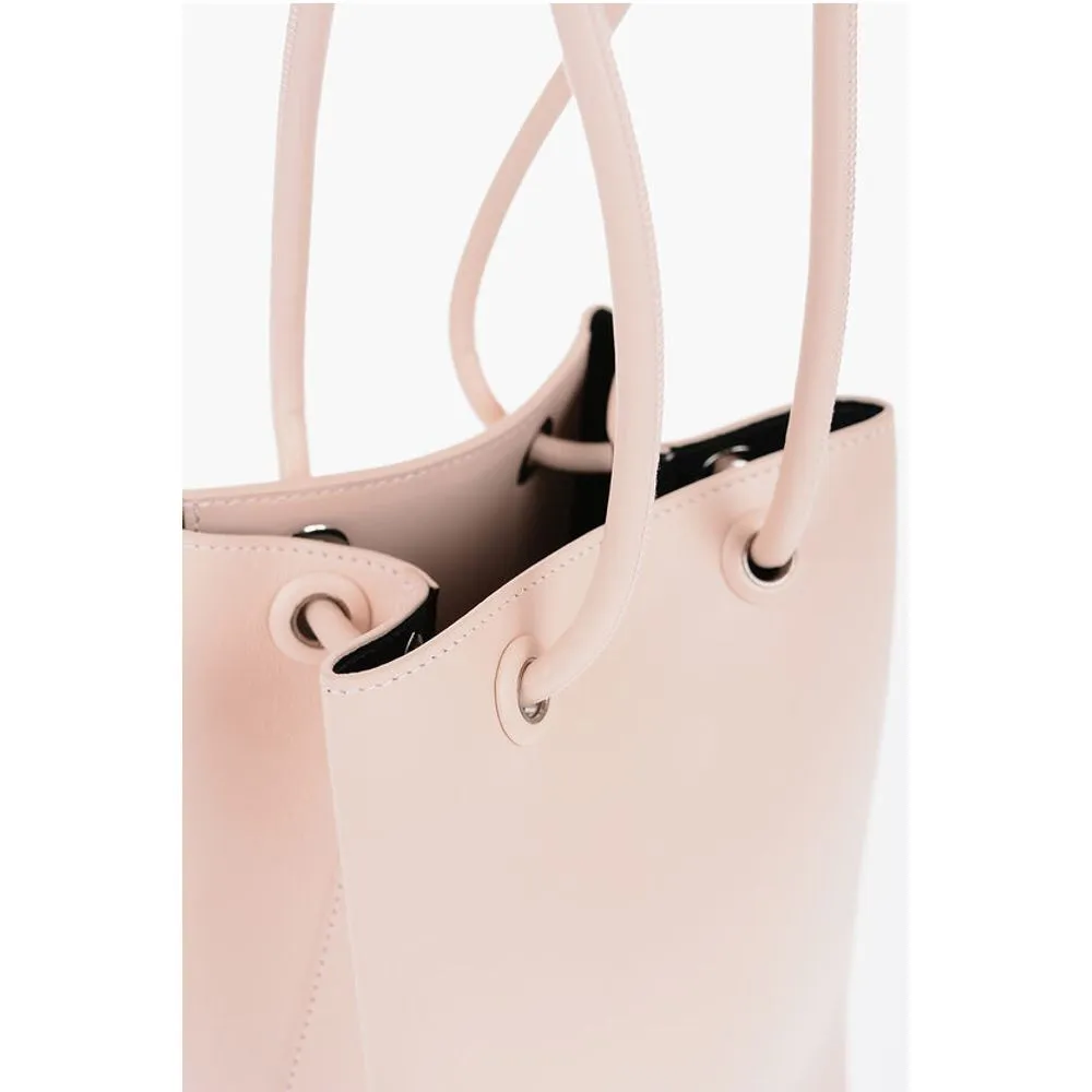 Jil Sander Leather Shopping Bag with Adjustable Handles