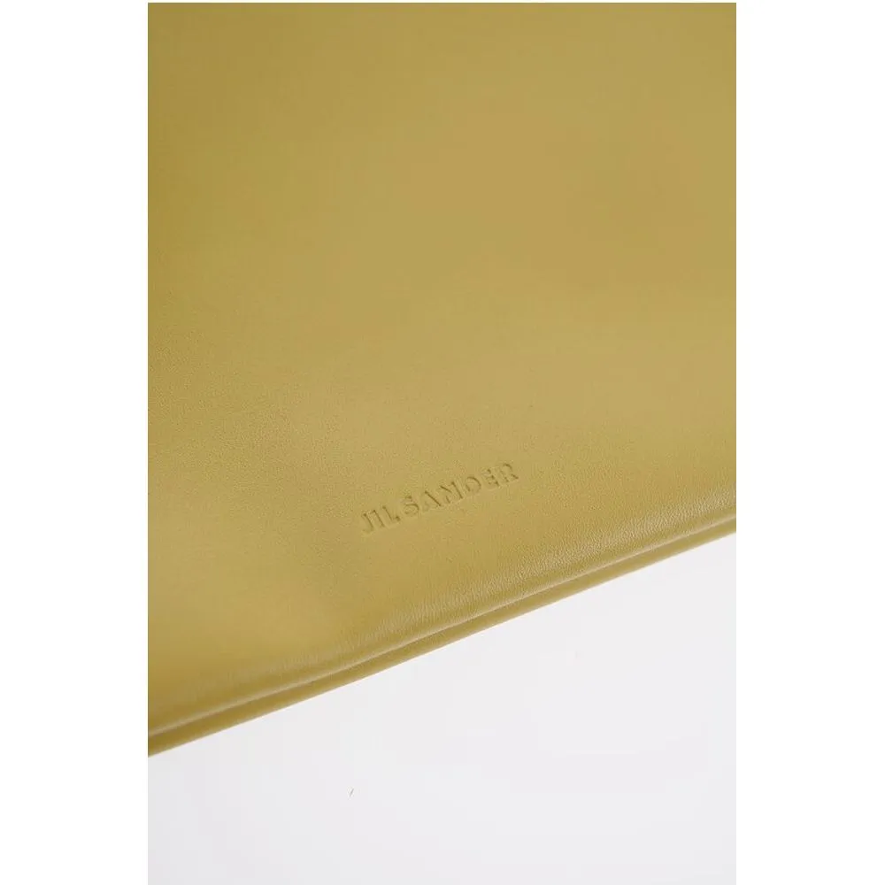 Jil Sander Leather Shopping Bag with Inner Pocket