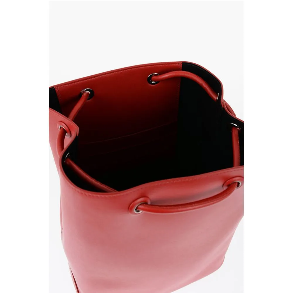 Jil Sander Leather Tote Bag with Card Shaped Inner Women's Pockets