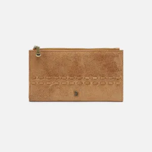 Jill Large Bifold Wallet In Buffed Leather - Whiskey