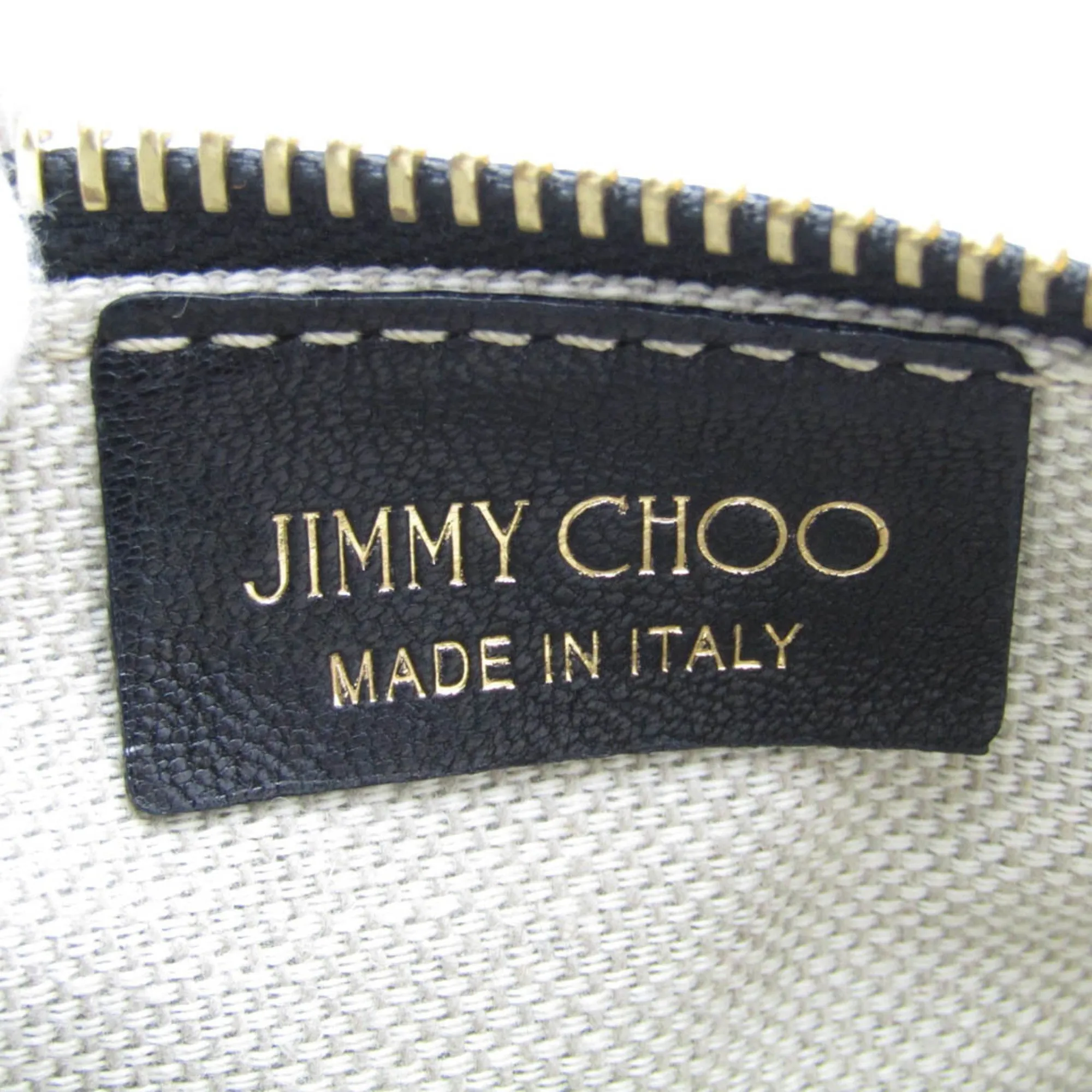 Jimmy Choo Star Studs Leather Clutch Bag (Pre-Owned)