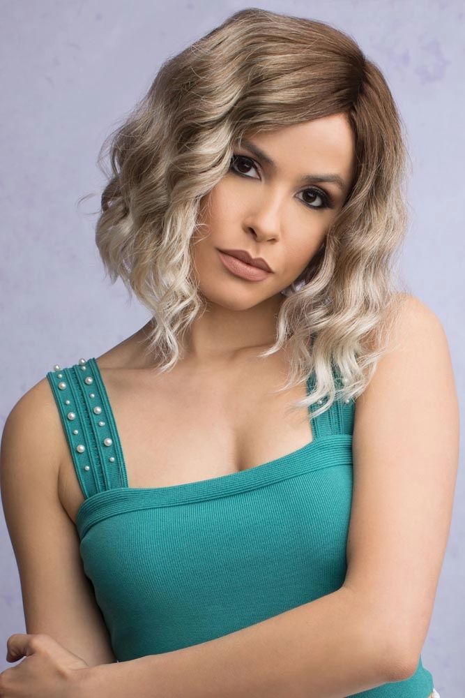 Julie <br>Synthetic Lace Front with Lace Part Wig