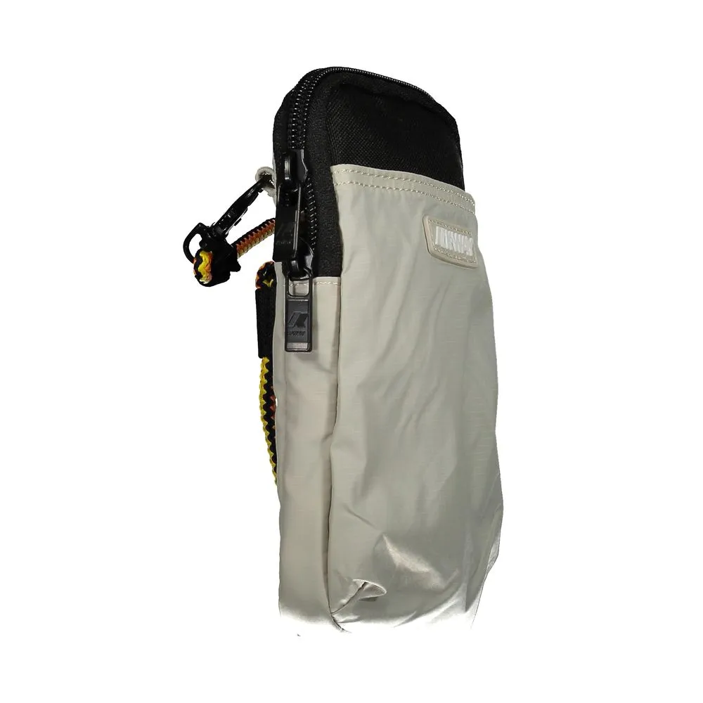 K-WAY Gray Polyester Men Shoulder Bag