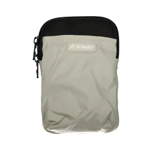 K-WAY Gray Polyester Men Shoulder Bag