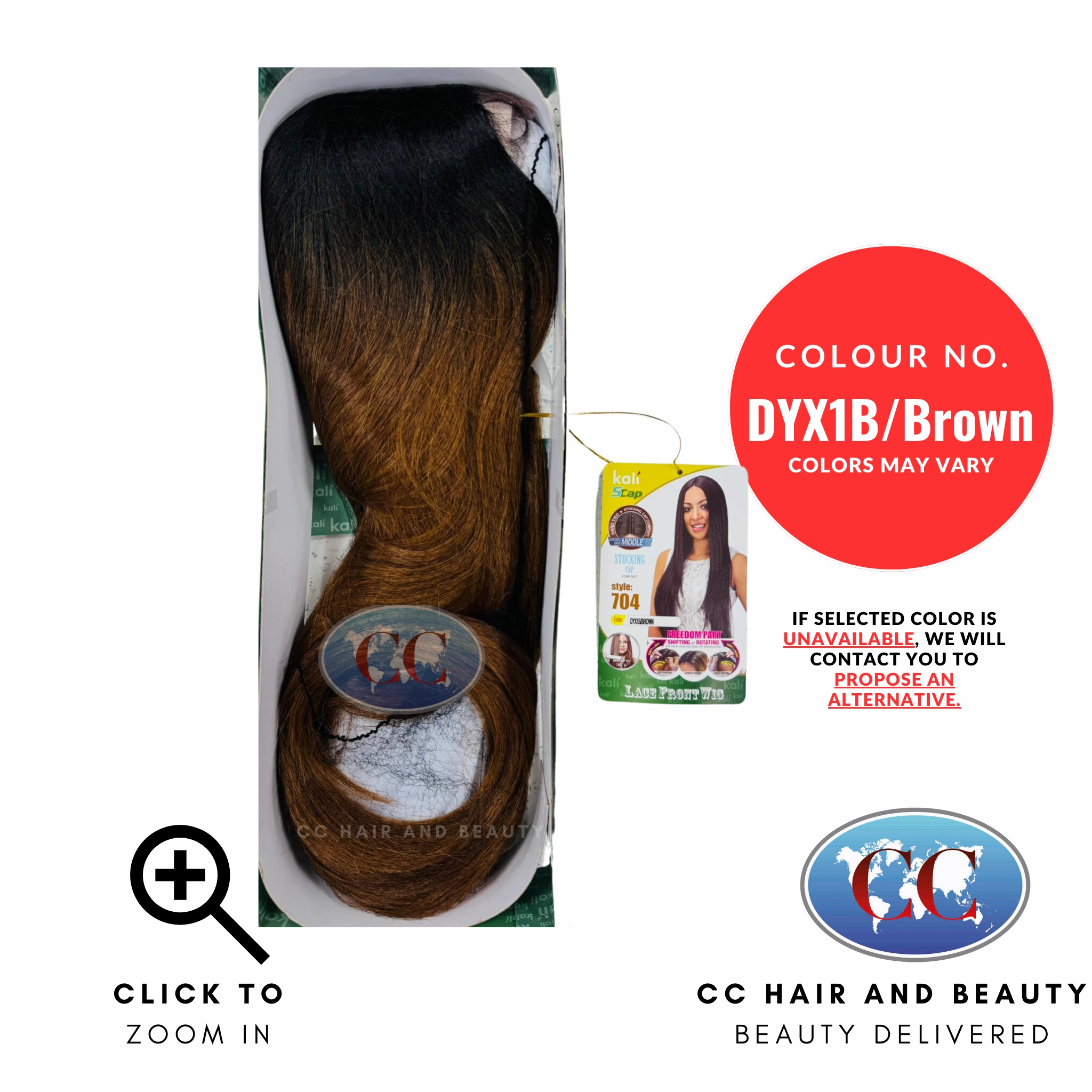 Kali Synthetic Hair Freedom Part Lace Wig - 704