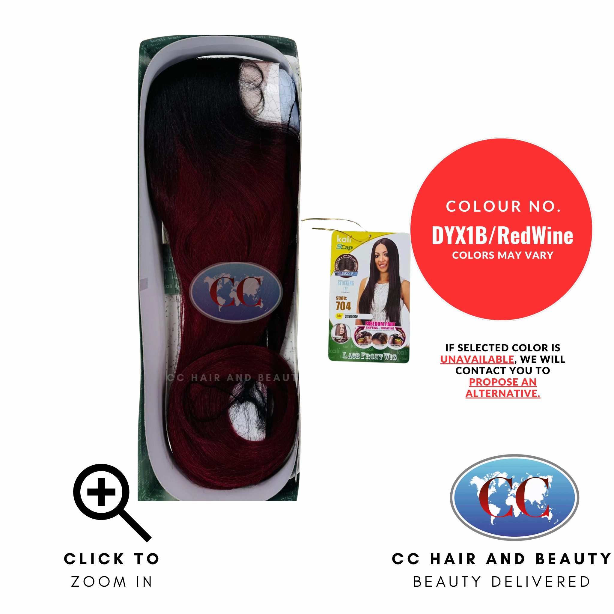 Kali Synthetic Hair Freedom Part Lace Wig - 704