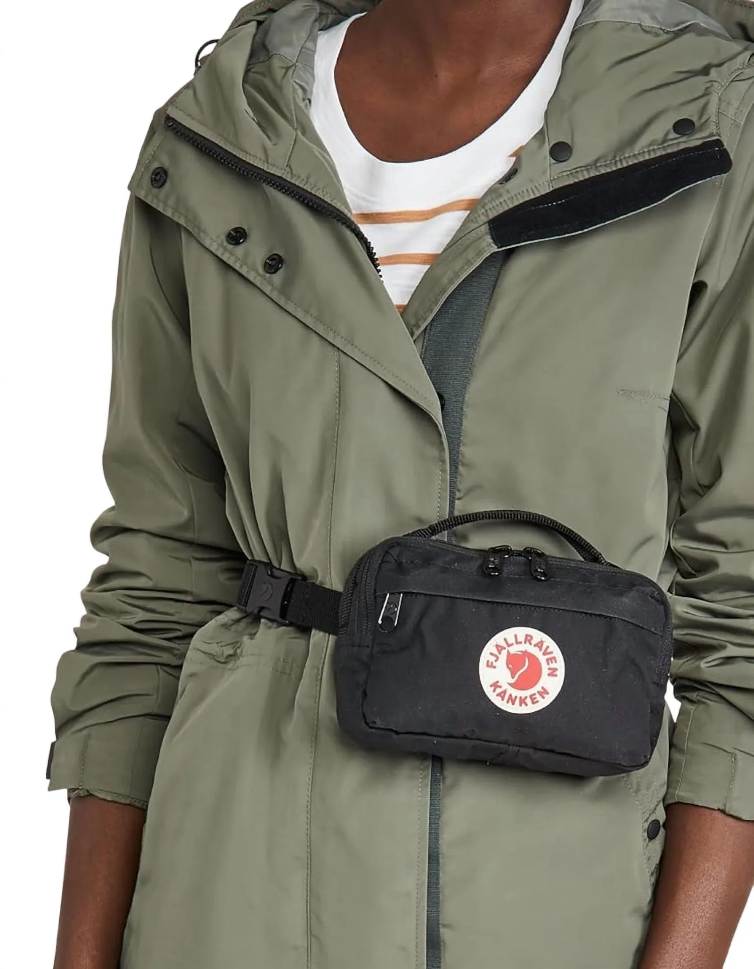 Kanken Hip Pack Bag In Black