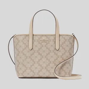 KATE SPADE Signature Spade Flower Mini Tote Dark Beige Multi KH425