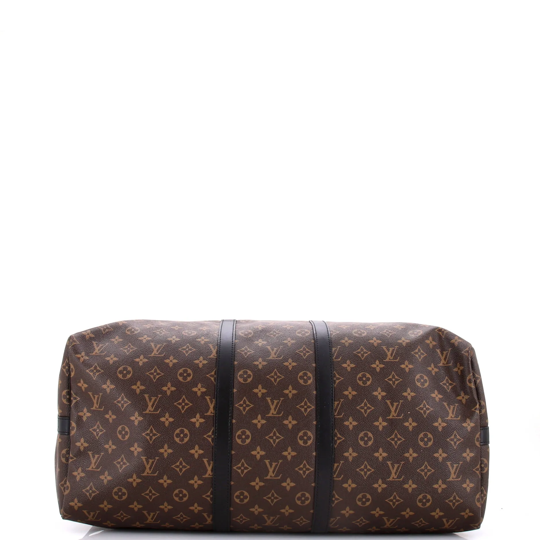 Keepall Bandouliere Bag Macassar Monogram Canvas 55