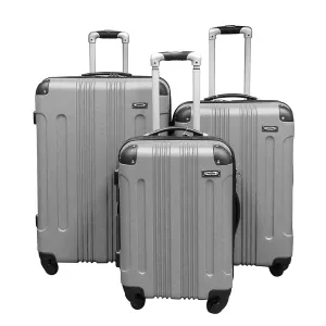 Kemyer Canals Liteweight 3 Piece Set (20"/24"/28") 4-Wheel Luggage Sets