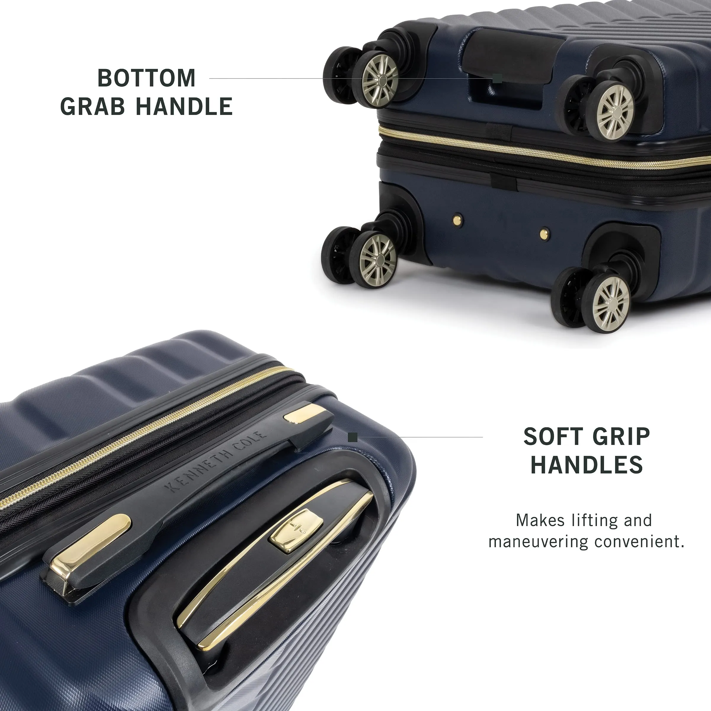 Kenneth Cole Madison Square 2 Piece Set (20" & 28") Hardside Expandable Luggage Set