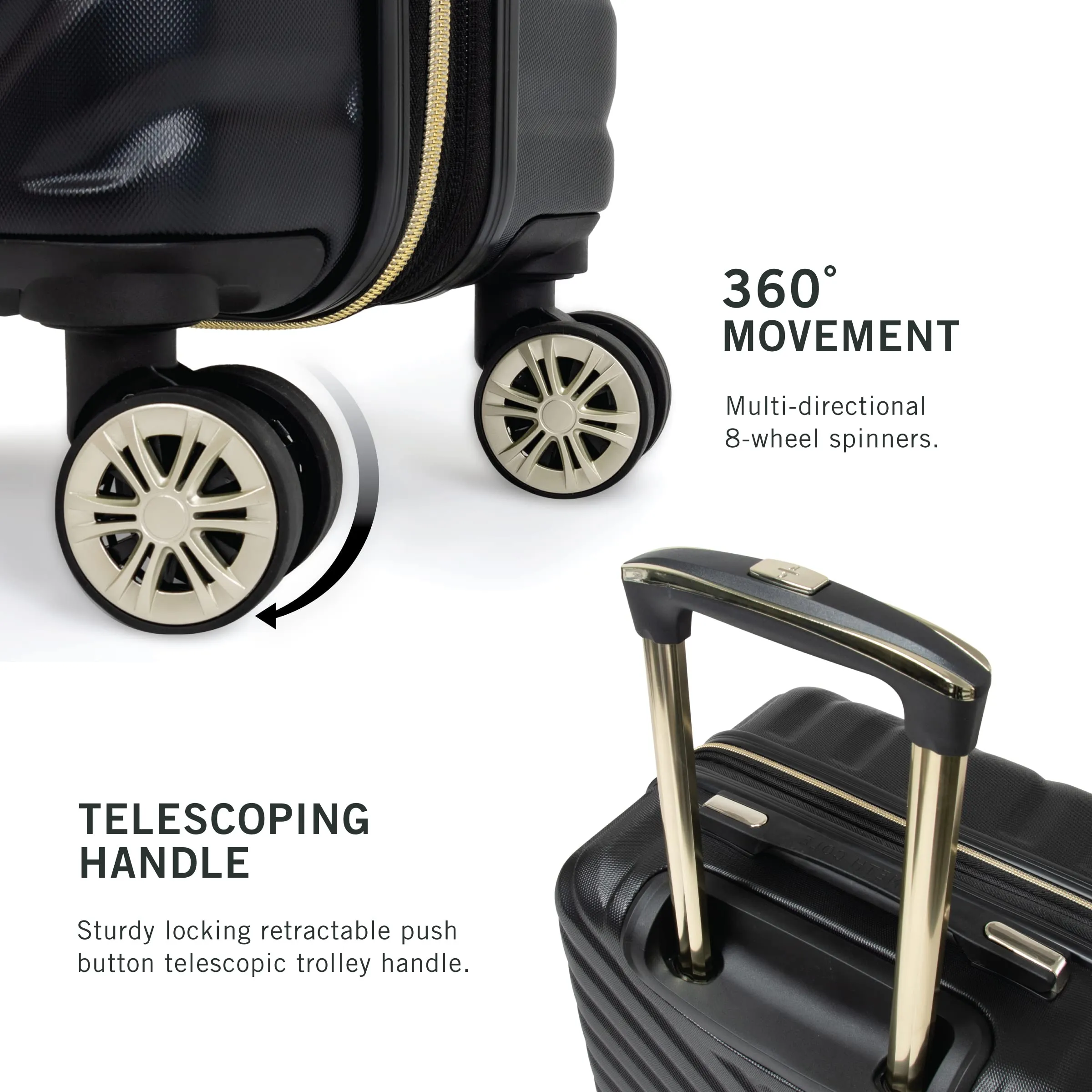 Kenneth Cole Madison Square 2 Piece Set (20" & 28") Hardside Expandable Luggage Set