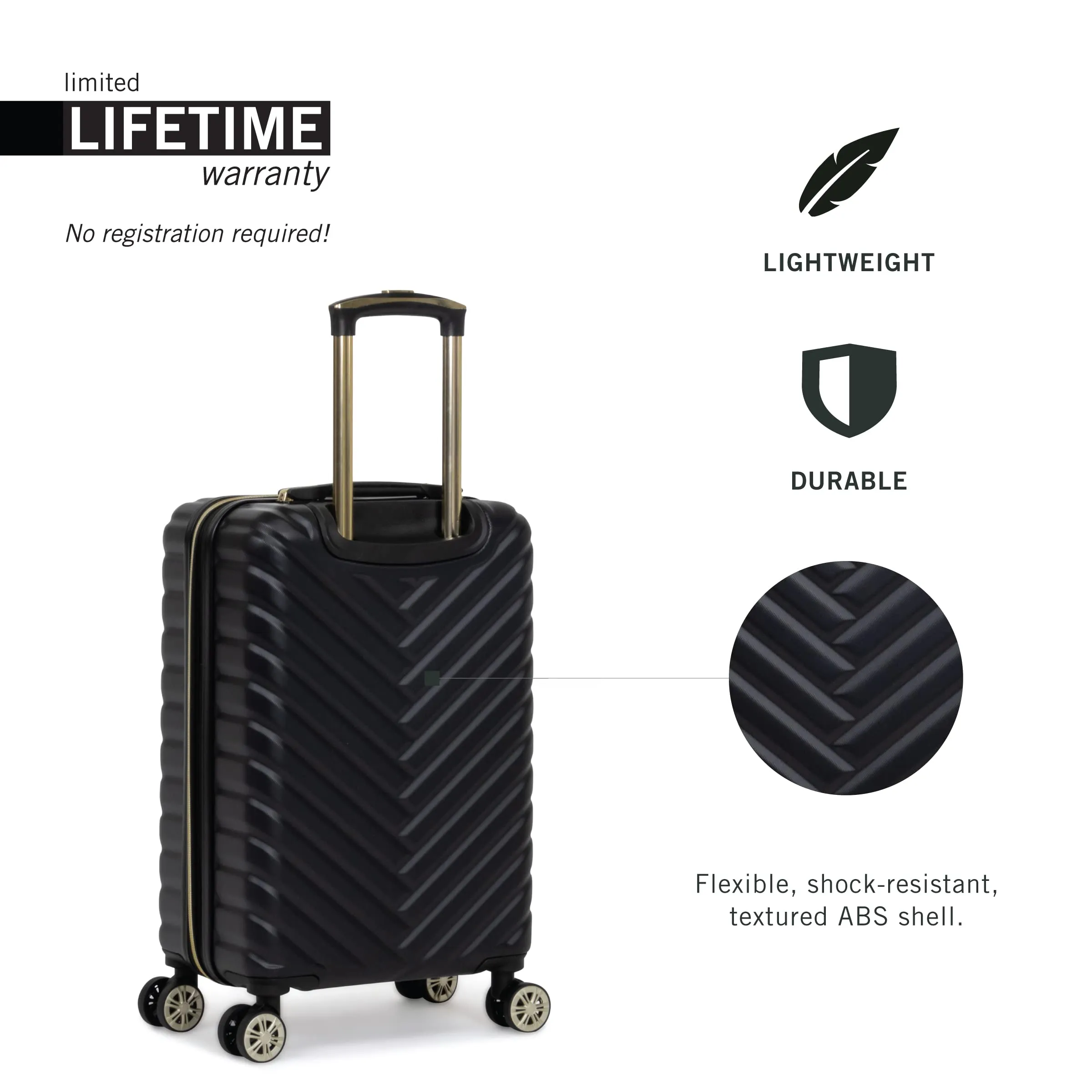 Kenneth Cole Madison Square 2 Piece Set (20" & 28") Hardside Expandable Luggage Set