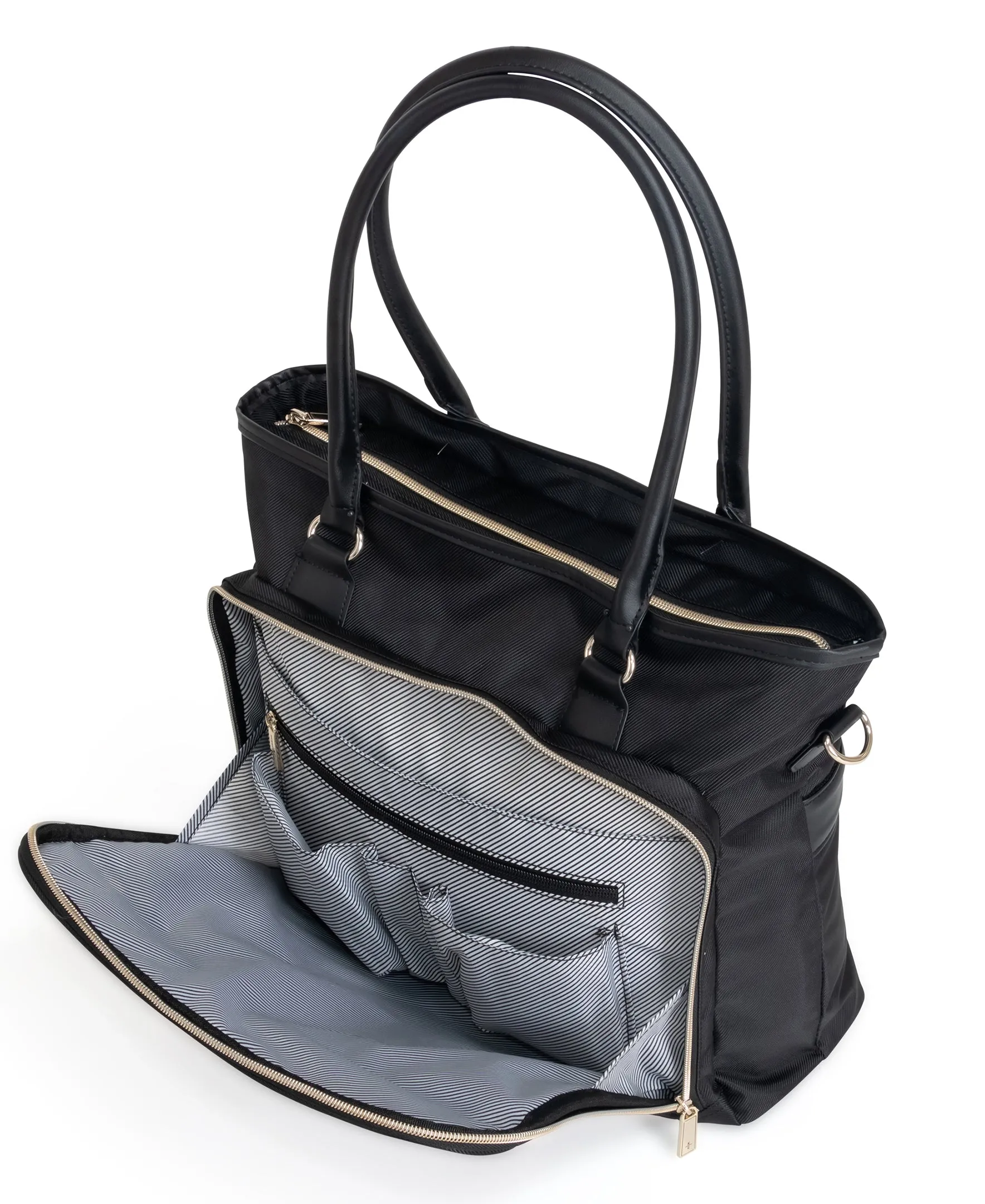 Kenneth Cole Reaction Madison Square 8-Wheel Expandable Luggage & Chelsea Tote 2-Piece Bundle (20" Carry-On & Tote)