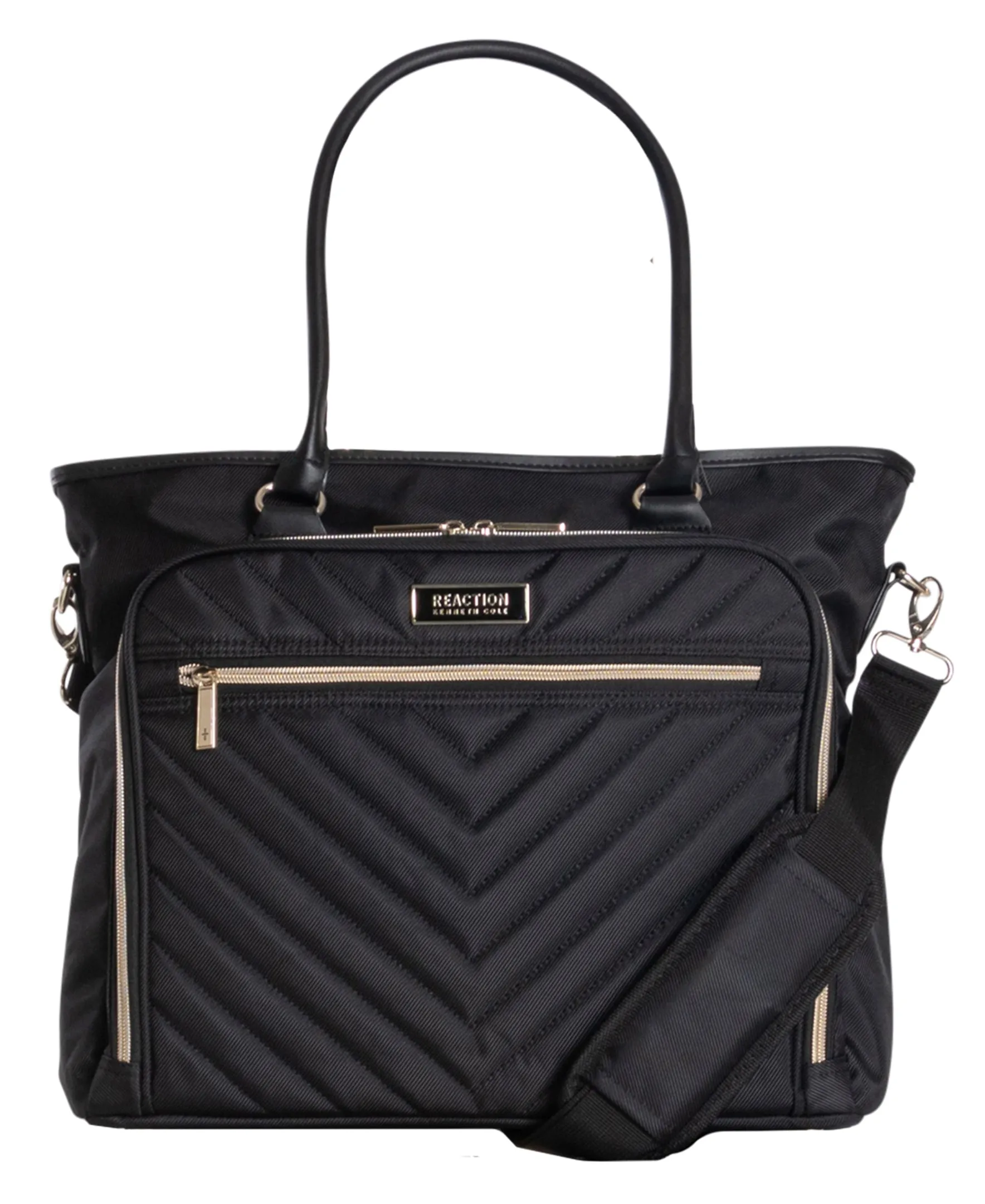 Kenneth Cole Reaction Madison Square 8-Wheel Expandable Luggage & Chelsea Tote 2-Piece Bundle (20" Carry-On & Tote)